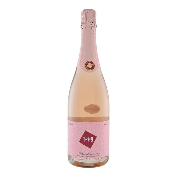 1 Plus 1 Equals 3 Brut Rose Cava Seleccio Nonvintage