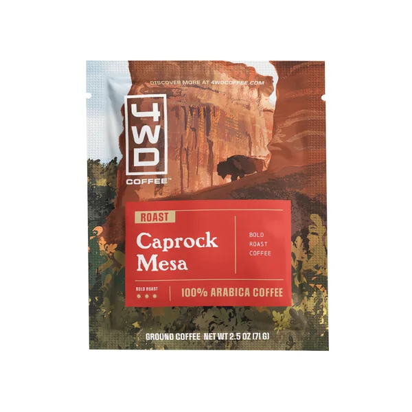 4wd Coffee • Caprock Mesa 2.5 oz Ground Dark Rst