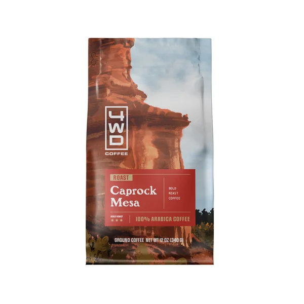 4wd Coffee • Caprock Mesa Ground Dark Roast