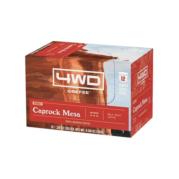 4wd Coffee • Caprock Mesa Single Serve Dark Roast