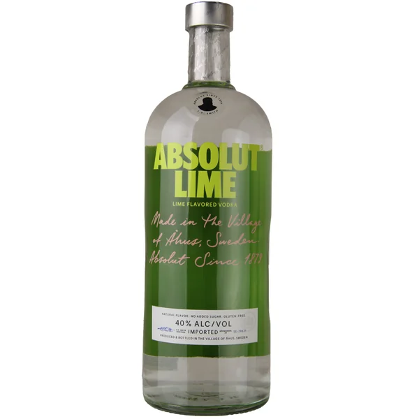 Absolut Lime Flavored Vodka / 1.75 Ltr