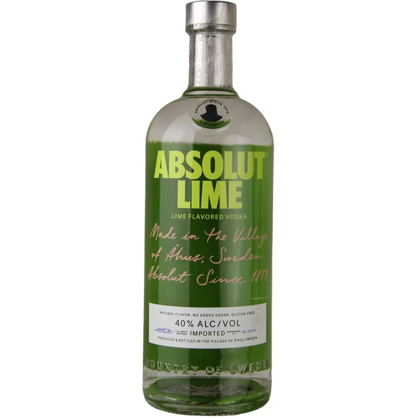 Absolut Lime Flavored Vodka / Ltr