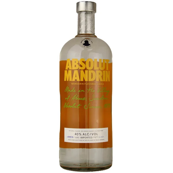 Absolut Mandarin Flavored Vodka / 1.75 Ltr