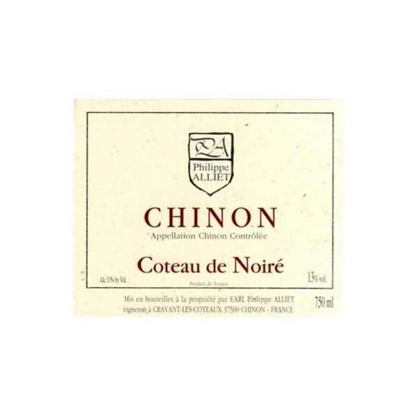 Alliet Chinon "Coteau de Noiré" 2019
