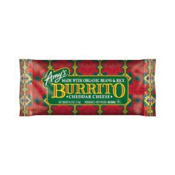 Amy’s Tex-mex Kitchen Burrito • Cheddar Cheese