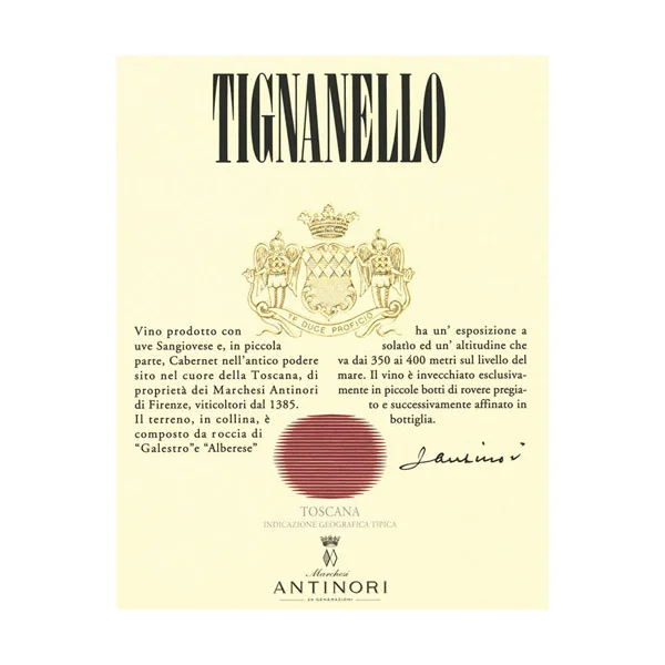 Antinori Tignanello 2019 375ml