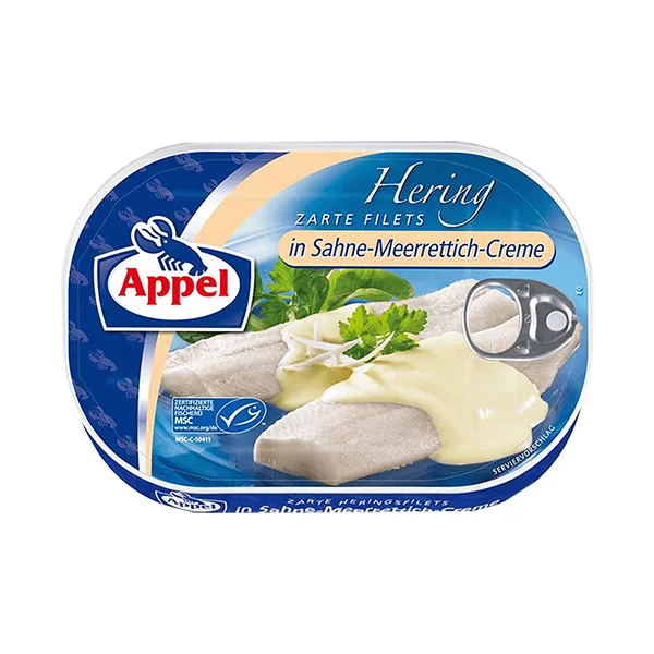 Appel Hering Filets In Sahne-meerrettich