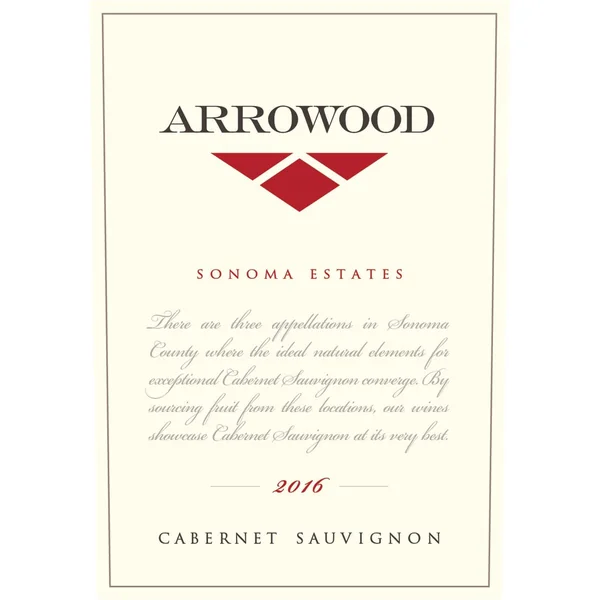 Arrowood Cabernet Sauvignon Sonoma Estates 2016