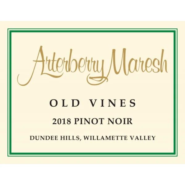 Arterberry Maresh Pinot Noir Dundee Hills Old Vines 2018
