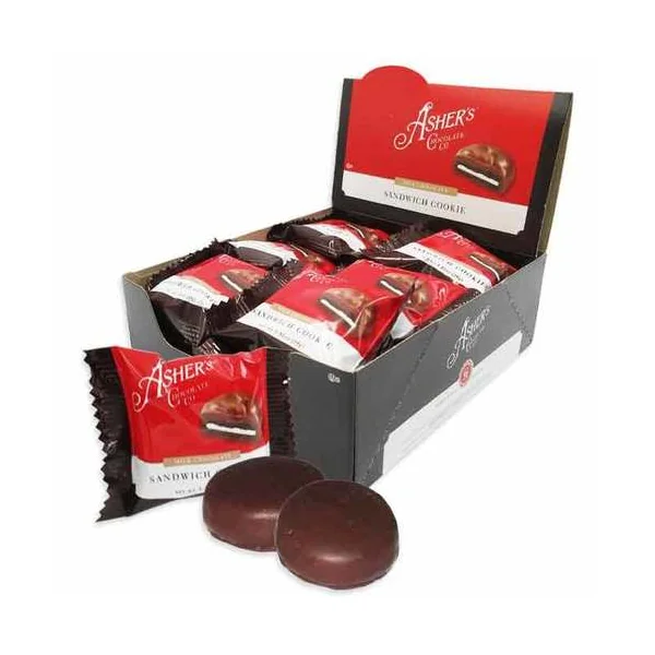Ashers Chocolate Wrapped Sandwich Cookie – Milk