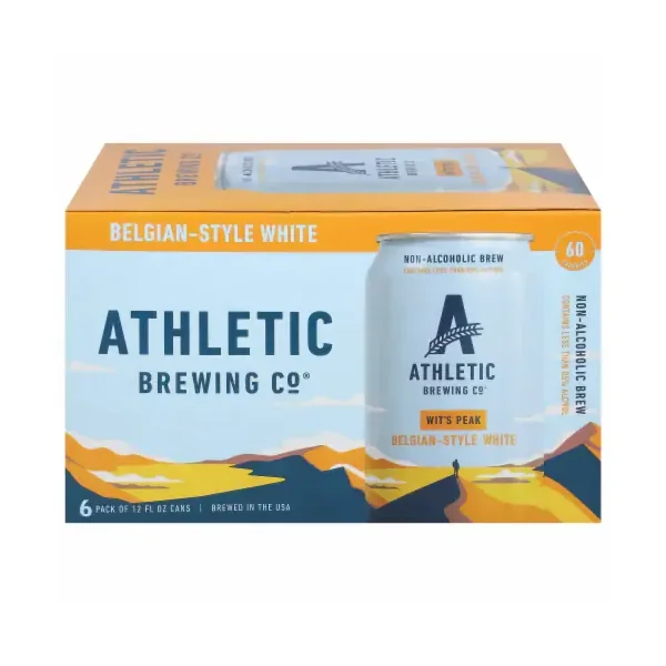Athletic Brewing Co. NA Wit's Peak Belgian-Style White 12oz 6pk Cans