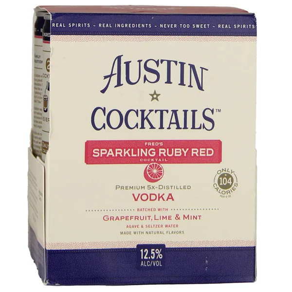 Austin Cocktails Fred's Ruby Red 4 Pack/ 4-250mL