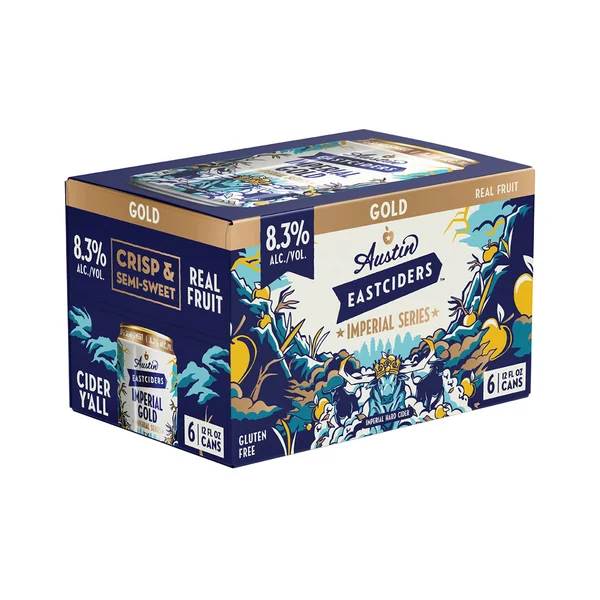 Austin Eastcider Imperial Gold Cider • 6pk Can
