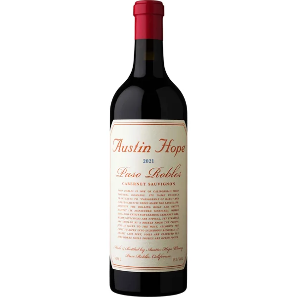 Austin Hope Cabernet Sauvignon Paso Robles 2021
