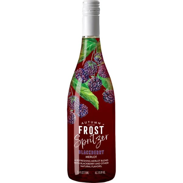 Autumn Frost Blackberry Red Blend Wine Spritzer