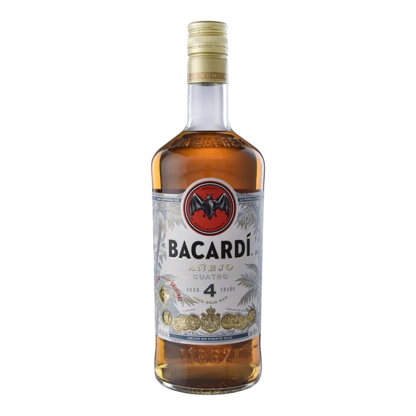 Bacardi Cuatro Anejo Rum 4 Year Old