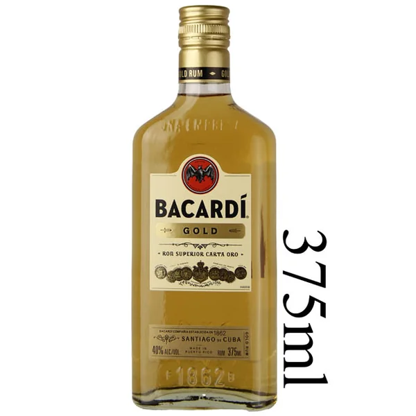 Bacardi Gold Rum - (Half Bottle) / 375mL