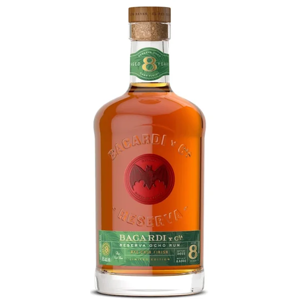 Bacardi Rum Reserva Ocho Rye Cask Finish 750ml