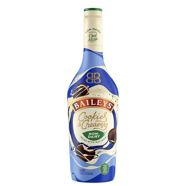 Bailey's Liqueur Irish Cream Cookies & Cream Non-Dairy 750ml