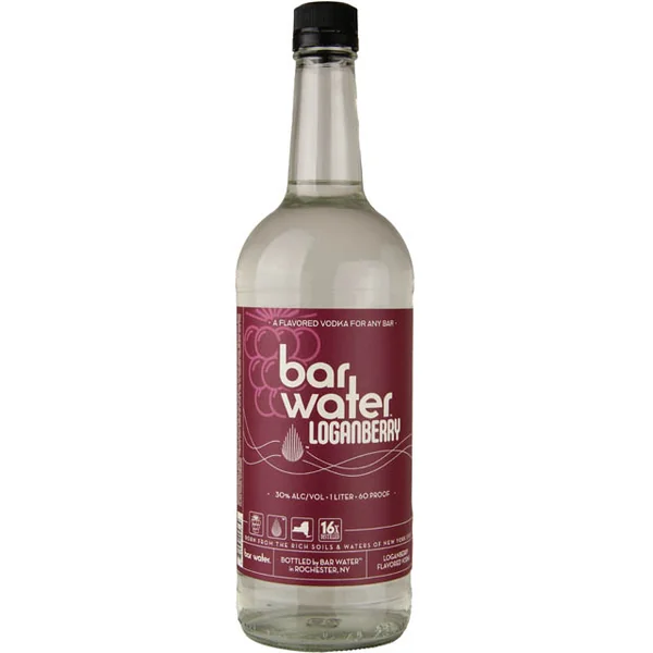Bar Water Loganberry Vodka / Ltr