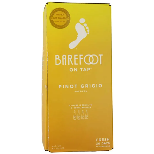 Barefoot Cellars Pinot Grigio / 3 Ltr