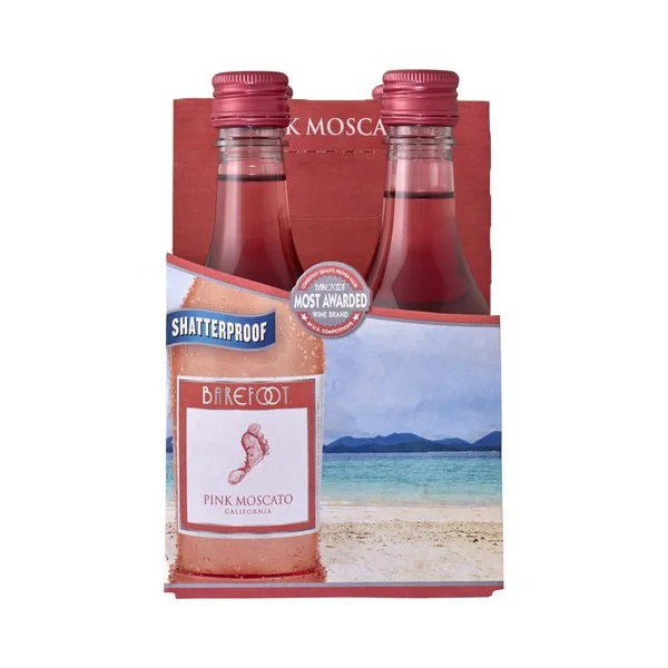 Barefoot Pink Moscato 4pk