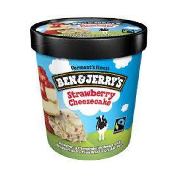 Ben & Jerry’s Ice Cream • Strawberry Cheesecake