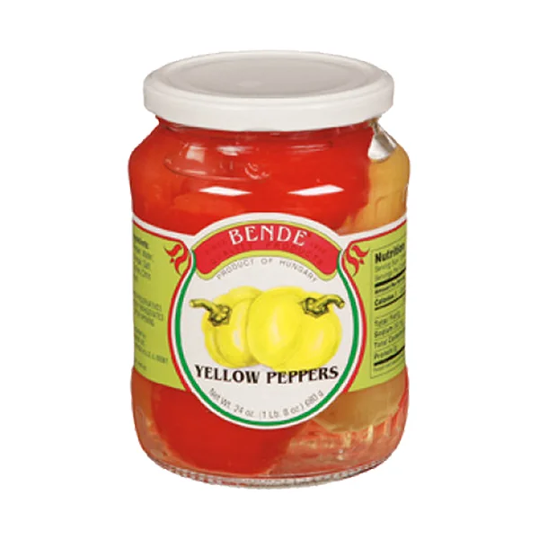 Bende Hungarian Pepper In Jar • Yellow