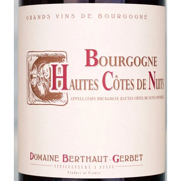Berthaut-Gerbet Bourgogne Hautes-Côtes de Nuits Rouge 2018