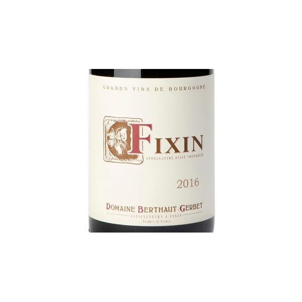 Berthaut-Gerbet Fixin Rouge 2016