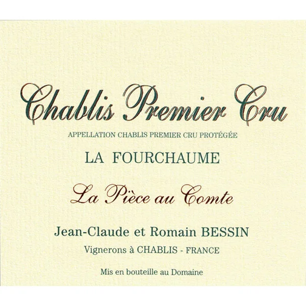 Bessin/Jean-Claude Chablis 1er cru Fourchaume La Pièce au Comte 2019