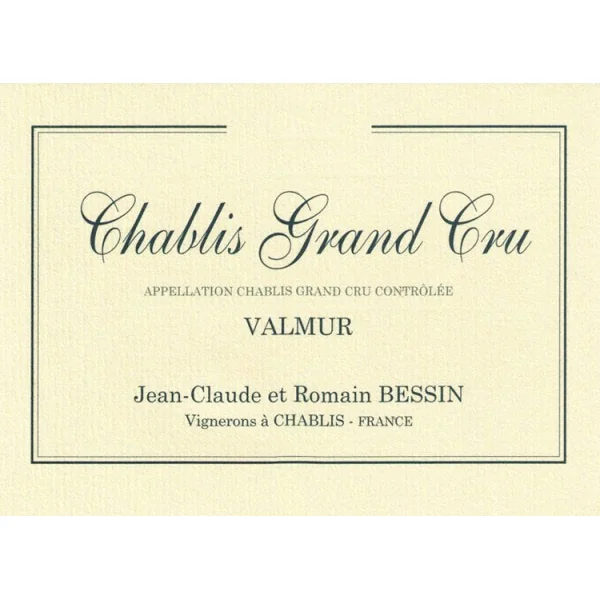Bessin/Jean-Claude Chablis Grand Cru Valmur 2019
