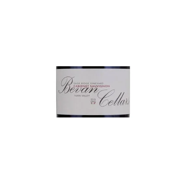 Bevan Cabernet Sauvignon Napa Valley Sage Ridge Vineyard 2017