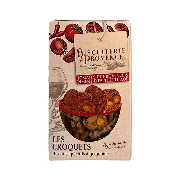 Biscuiterie De Provence Tomatoes & Espelette Croquets
