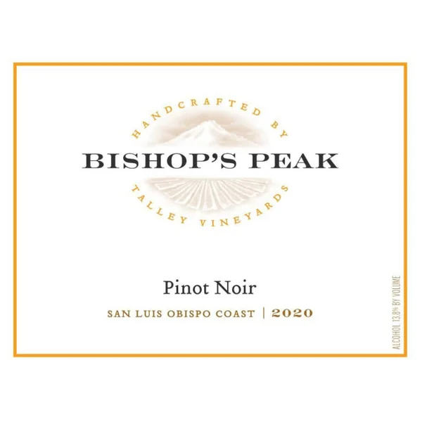 Bishop's Peak (Talley) Pinot Noir San Luis Obispo County 2020