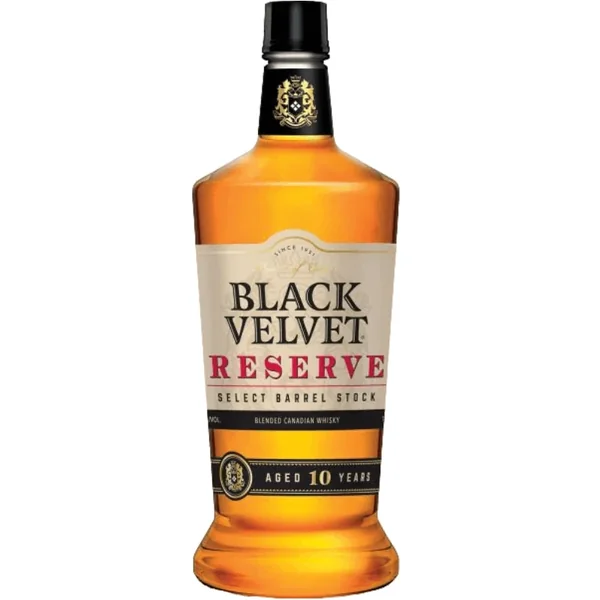 Black Velvet Canadian Whiskey Reserve 10 Year Old