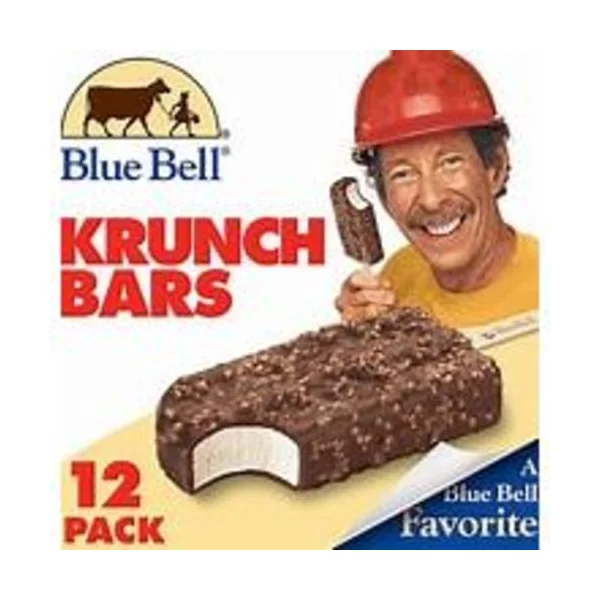 Blue Bell Ice Cream • Krunch Bars