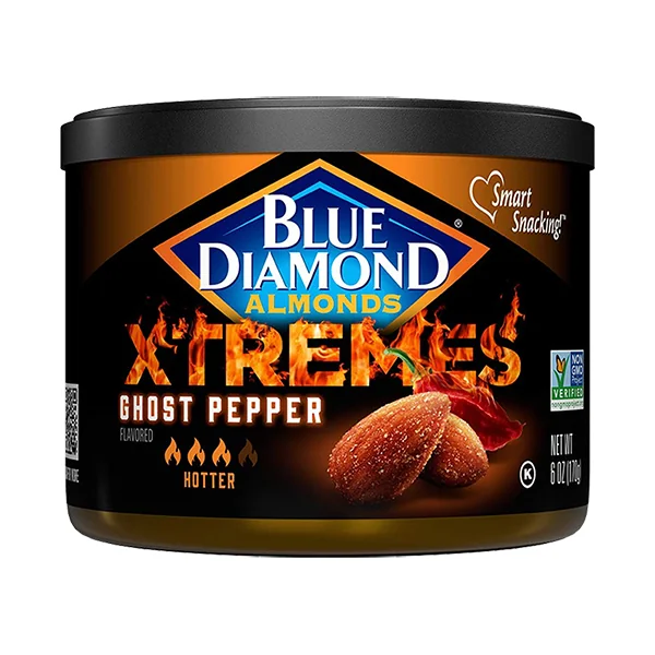 Blue Diamond Almond • Xtremes Ghost Pepper