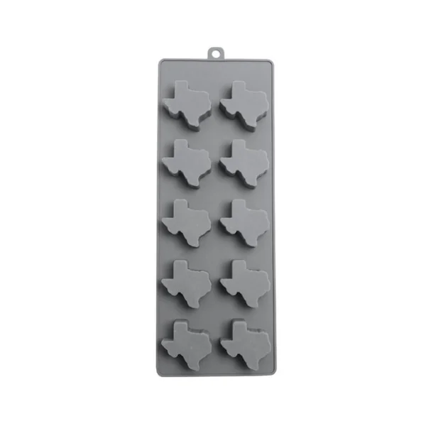 Blueoco Ice Mold • Texas Shape 10 Cubes Silicone
