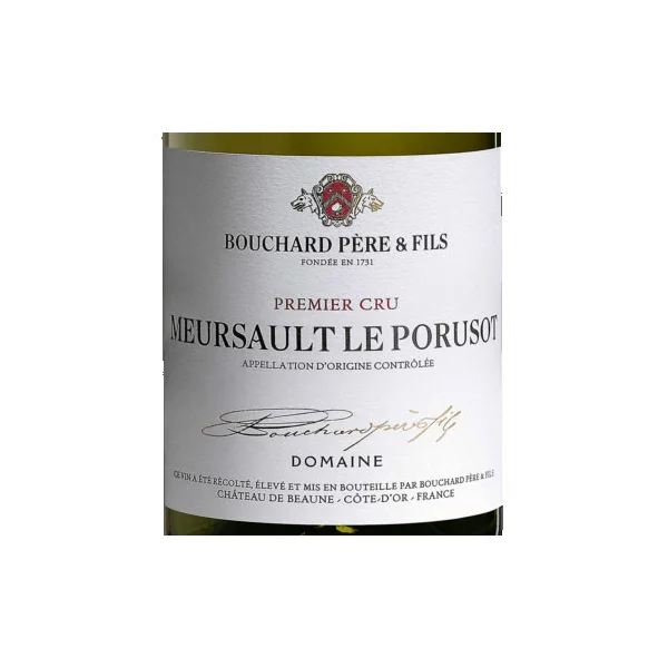 Bouchard Meursault 1er cru Les Porusots 2020