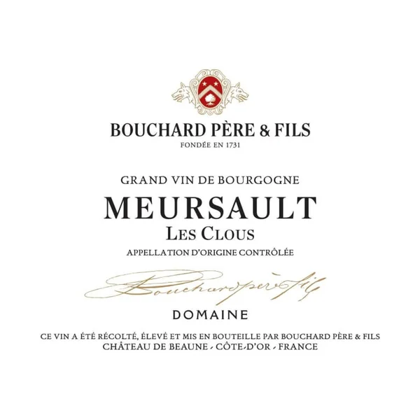 Bouchard Meursault Les Clous 2017