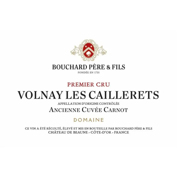 Bouchard Volnay 1er cru Caillerets Ancienne Cuvée Carnot 2020