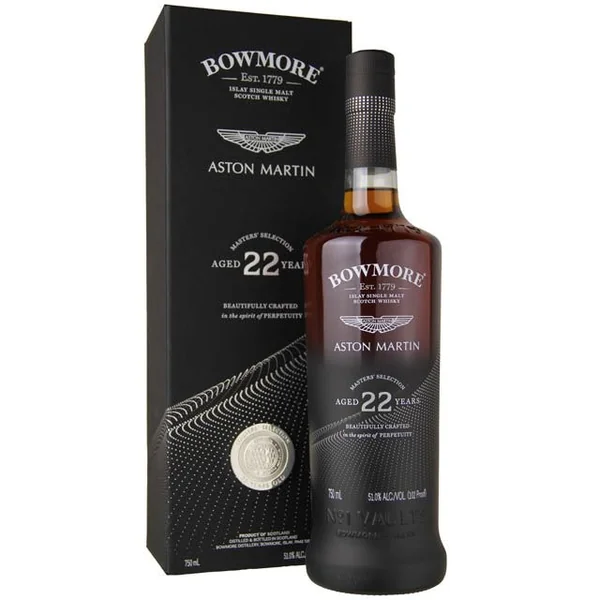Bowmore Aston Martin 22 Year Old Single Malt Scotch Whisky / 750 ml