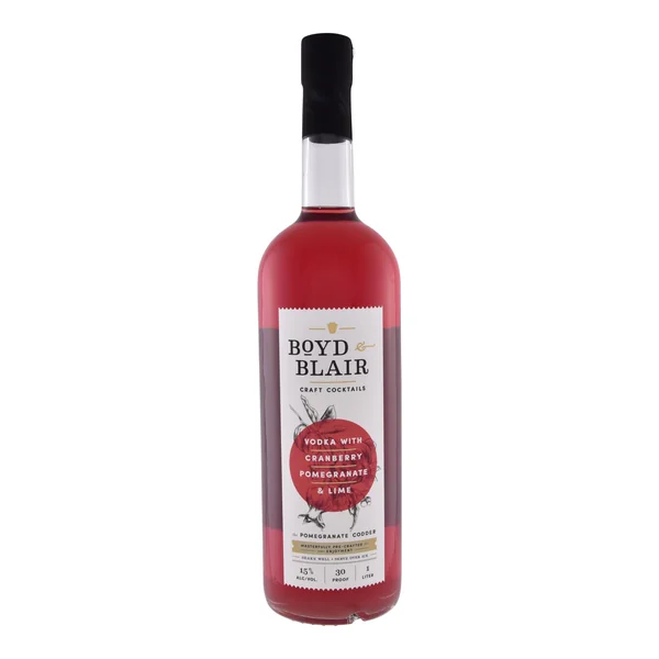 Boyd and Blair Cranberry Lime and Pomegranate Cocktail