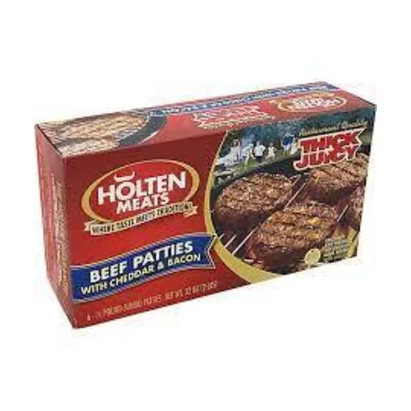 Bradshaw Ranch Beef Patties Cheddar Bacon