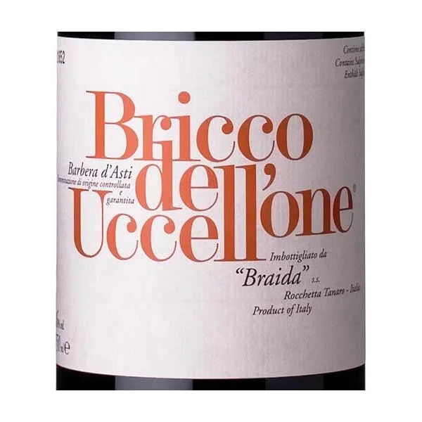 Braida Barbera d'Asti Bricco dell'Uccellone 2016