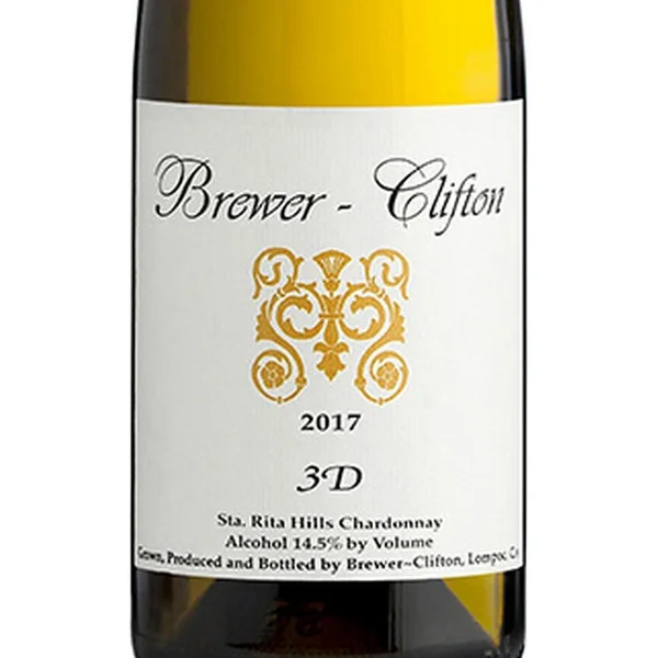 Brewer-Clifton Chardonnay Santa Rita Hills 3D 2017