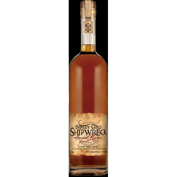 Brinley Gold Shipwreck Rum Spiced 750ml