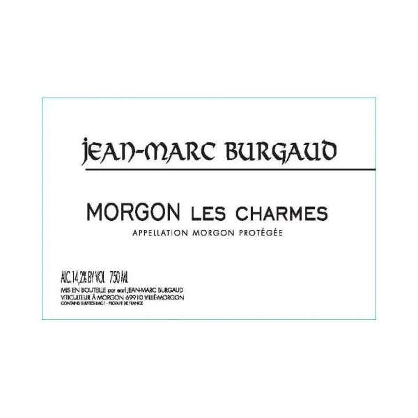 Burgaud/Jean-Marc Morgon Les Charmes 2020