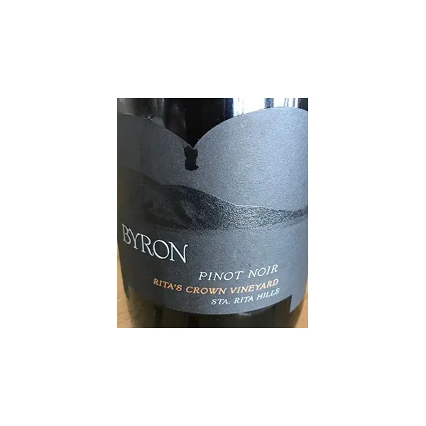 Byron Pinot Noir Sta. Rita Hills Rita's Crown Vineyard 2016